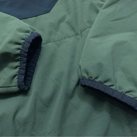 Mountain Hardwear 1/4 Snap Pullover Jacket Mens Size XL Green Black Waffle Lined - Picture 9 of 16